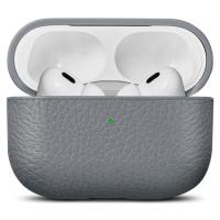 Woolnut kožené pouzdro pro AirPods Pro 2. generace šedé