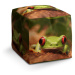 Taburet Cube Zelená žába: 40x40x40 cm