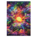 Clementoni - Puzzle 500 Color Boom Psychedelic Jungle Sunrise