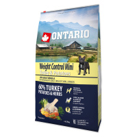 ONTARIO Dog Mini Weight Control Turkey & Potatoes 6.5 kg