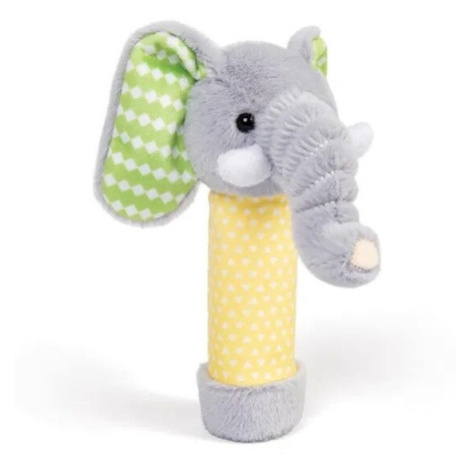 Bigjigs Toys Plyšové chrastítko Slon 1 ks