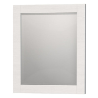 Zrcadlo Florentina (60x70x4 cm, bílá)