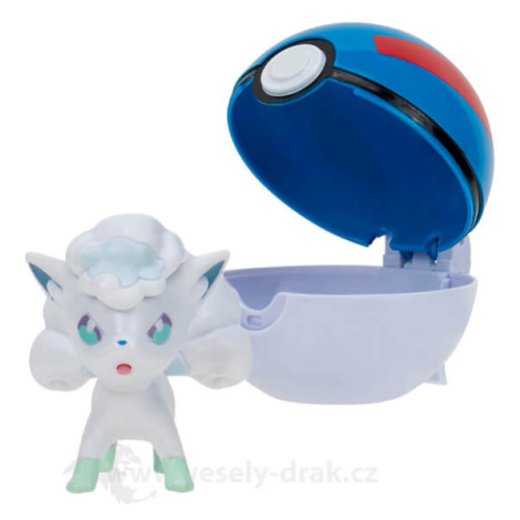 Pokémon Clip and Go Great Ball - figurka Alolan Vulpix Orbico
