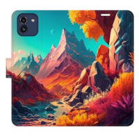 iSaprio flip pouzdro Colorful Mountains pro Samsung Galaxy A03