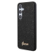 Guess PC/TPU Glitter Flakes Metal Logo Zadní kryt Samsung Galaxy S24+ černý