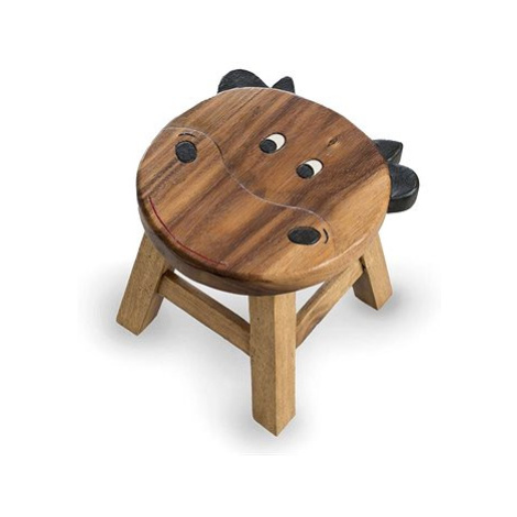 Dřevěná dětská stolička - KRAVIČKA TVAROVANÁ AK Trading