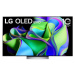 Smart televize LG OLED65C32 / OLED / 3840 × 2160 px / 65" (164 cm) / 4K Ultra HD / šedá/stříbrná