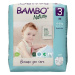 BAMBO Nature 3 Dětské plenkové kalhotky 4-8 kg 28 ks