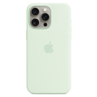 Apple iPhone 15 Pro Max Silikonový kryt s MagSafe světle mátový MWNQ3ZM/A Světle mátová