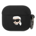 Silikonové pouzdro Karl Lagerfeld 3D Logo NFT Karl pro Airpods 3, black