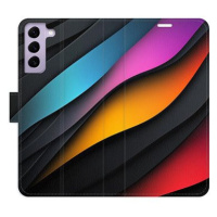 iSaprio Flip pouzdro Color Waves pro Samsung Galaxy S22 5G