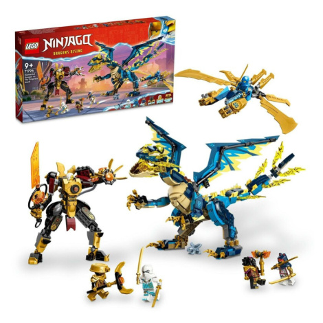 LEGO - NINJAGO 71796 Živelný drak proti robotovi císařovny