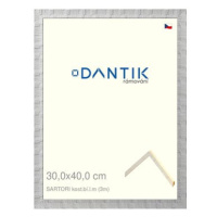 DANTIK rámeček 30 × 40, SARTORI kost.bí.l.m plexi čiré