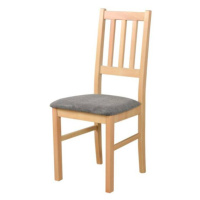 Jídelní židle BOLS 4 dub grandson/tmavě šedá