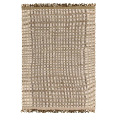 Světle hnědý ručně tkaný vlněný koberec 120x170 cm Avalon – Asiatic Carpets