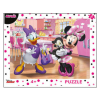 Puzzle 40 Růžová Minnie deskové