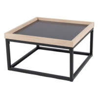 Přístavný stolek LOGUS dub/černá