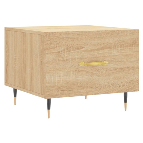 vidaXL Konferenční stolek dub sonoma 50 x 50 x 40 cm kompozitní dřevo