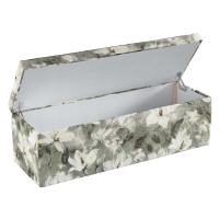 Dekoria Čalouněná skříň, šedo-bílá, 90 x 40 x 40 cm, Velvet, 184-24