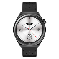 Garett Smartwatch V12 smart hodinky Black Leather