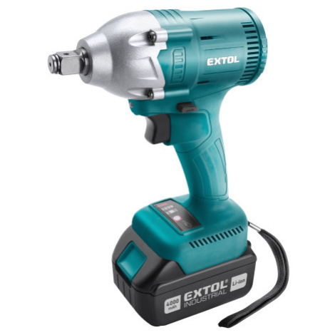 Extol Industrial 8791255 utahovák rázový aku 1/2&quot;, brushless, 18V Li-ion, 2x4000mAh Extol Premium