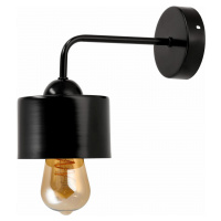 Nástěnná lampa 1x E27 HRNEK ČERNÝ