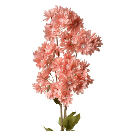 Velká umělá květina oranžová lewisie – 72 cm Clayre & Eef