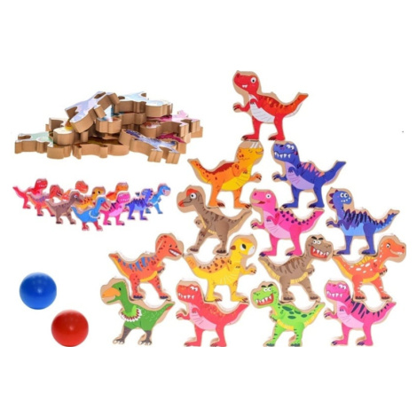 Big Tree dinosaur jenga/puzzle 16ks dinosaurů 8cm