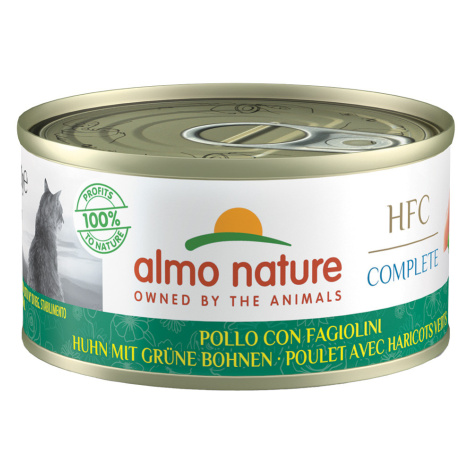 Výhodné balení Almo Nature HFC Complete 24 x 70 g - kuře se zelenými fazolkami Almo Nature Holistic