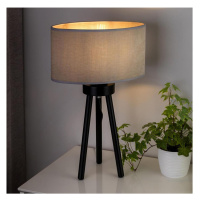 - Stolní lampa OVAL 1xE27/15W/230V pr. 30 cm šedá