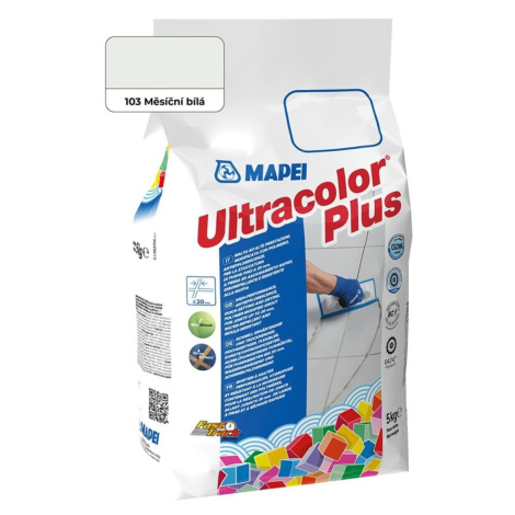 Spárovací hmota Mapei Ultracolor Plus měsíční bílá 5 kg CG2WA MAPU103