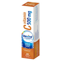 Revital C vitamin 500 mg Pomeranč 20 šumivých tablet