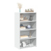 vidaXL Skříň highboard bílá 70 x 41 x 124 cm kompozitní dřevo