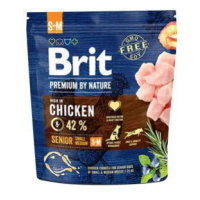 Brit Premium Dog by Nature Senior S+M 1kg sleva