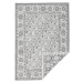 NORTHRUGS - Hanse Home koberce Kusový koberec Twin-Wendeteppiche 103116 grau creme – na ven i na