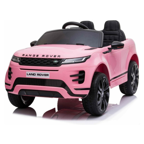 Elektrické autíčko Range Rover Evoque, Jednomístné, pink, Kožená sedadla, MP3 Beneo