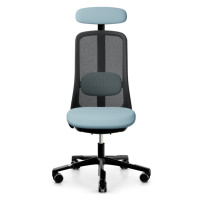 HÅG - Židle SOFI 7500 černá s opěrkou hlavy, nižší sedák
