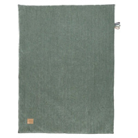 Zelená manšestrová dětská deka 100x77 cm – Meowbaby