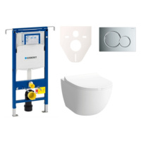 Cenově zvýhodněný závěsný WC set Geberit do lehkých stěn / předstěnová montáž+ WC VitrA VitrA Sh