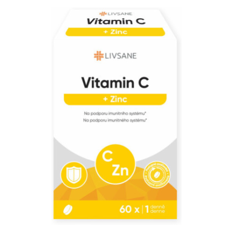 LIVSANE Vitamin C + Zinc 60ks