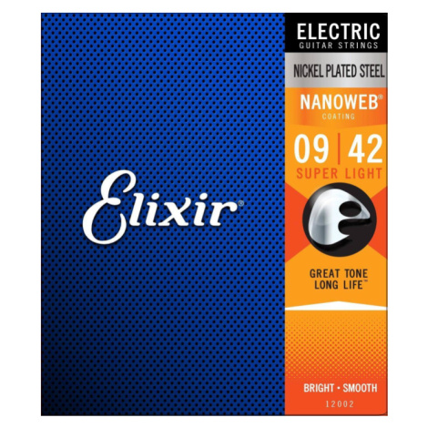 Elixir 16540 Nanoweb Super Light (09-42) 3-pack