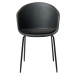 Černá jídelní židle Unique Furniture Topley