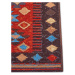 Hanse Home Collection koberce Kusový koberec Cappuccino 105875 Peso Red Blue Rozměry koberců: 12