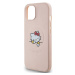 Hello Kitty PU Kitty Asleep Logo MagSafe Kryt iPhone 15 růžový