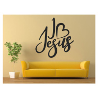 Samolepka na zeď Nápis I love Jesus 0658