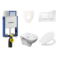 Cenově zvýhodněný závěsný WC set Geberit k zazdění + WC S-Line S-line Pro 110.302.00.5NR5