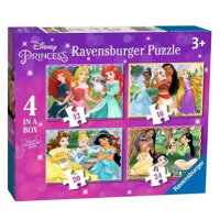 Ravensburger 030798 Disney kouzelné princezny 4 v 1
