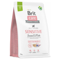Krmivo Brit Care Dog Sustainable sensitive Insoct & Fish 3kg