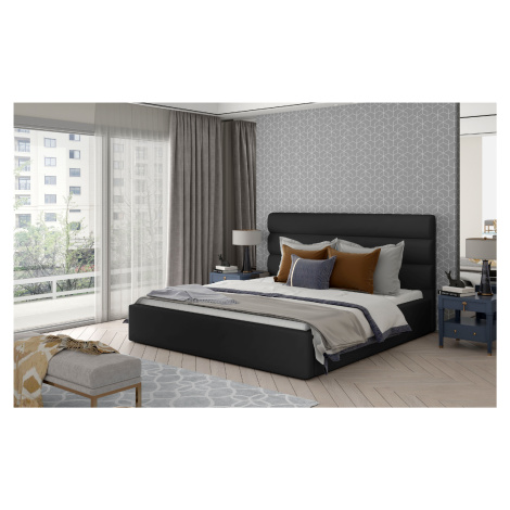 Postel Caramel - dřevěný rám postele Rozměr: 180x200 cm, látka: Soft 11