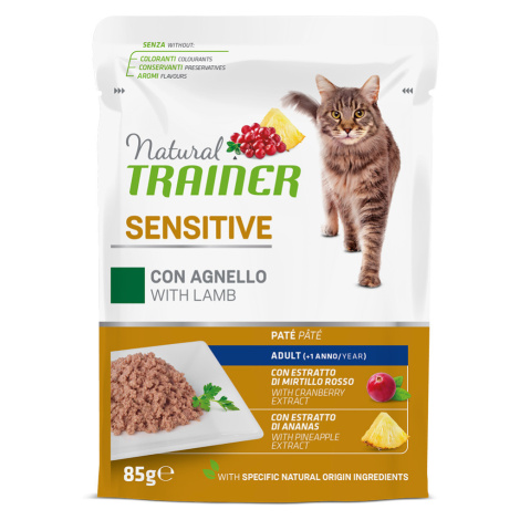 Natural Trainer Sensitive Adult s jehněčím mokré krmivo pro kočky - Sada %: 24 x 85 g